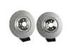 Packaged by Turner Genuine BMW Rear Brake Rotors - Ventilated With Punched Holes - Left and Right - G14, G15, G16, G05, G06 34206896221/2KT2 View 1