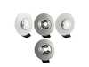 Packaged by Turner Brake Rotors - Ventilated With Punched Holes - Front And Rear GFRBKKT2 View 1