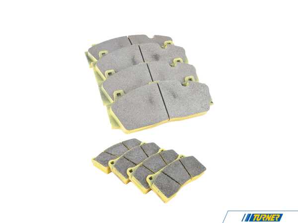Packaged by Turner RSL29 Yellow Endurance Racing Brake Pads - Front And Rear F87RSL29BKKT2