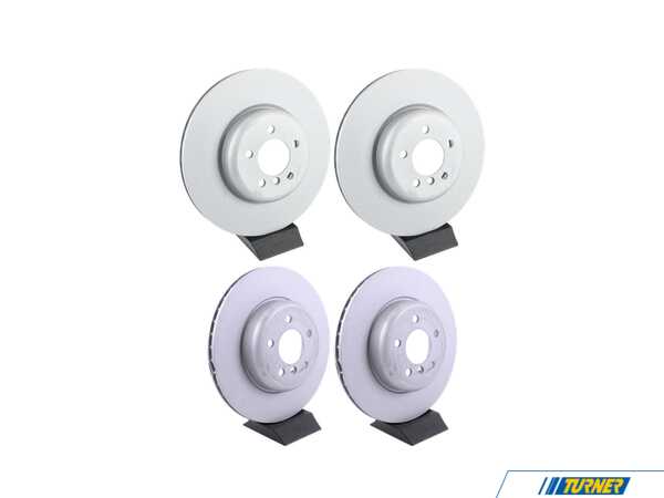 Packaged by Turner Zimmerman Front and Rear Brake Rotors - 370x30, 345x24 34106797606KT4
