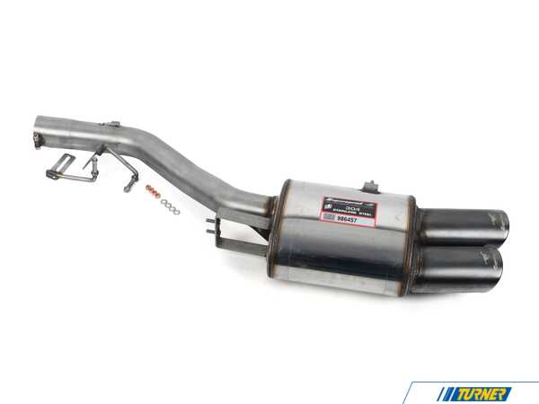 Supersprint Supersprint Rear Muffler Left (100x75) Gun Metal Grey- 650i F06 F12 F13 986457