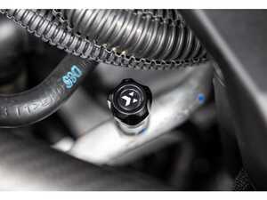 MMX Billet Air Conditioning Caps - Pair Black