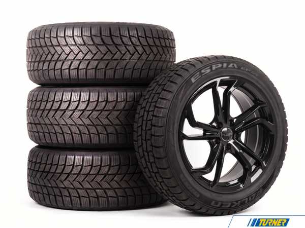Alzor 18" Alzor Style 698 "Ready-To-Roll" Winter Wheel & Tire Package for MK8/8.5 GTI/R - w/ Falken Tires 6981EPZ22540