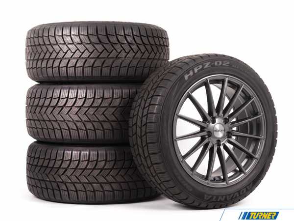 Alzor 19" Alzor Style 084 "Ready-To-Roll" Wheel & Tire Package - w/ Advanta Tires 0841HPZ25535