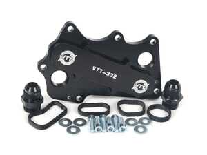 Remote Oil Cooler Adapter - W/ -10 AN Fittings & Factory Gaskets