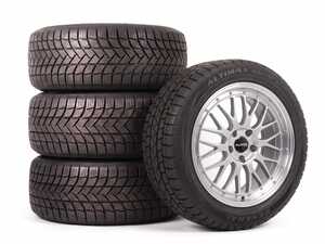 18" Alzor Style 881 "Ready-To-Roll" Winter Wheel & Tire Package for MK8/8.5 GTI/R - w/ General Tires