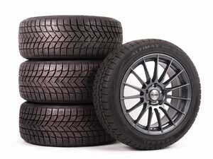 18" Alzor Style MB8 "Ready-To-Roll" Winter Wheel & Tire Package for MK8/8.5 GTI/R - w/ General Tires