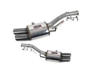 Supersprint Polished Black Performance Muffler (Ovular Design)
