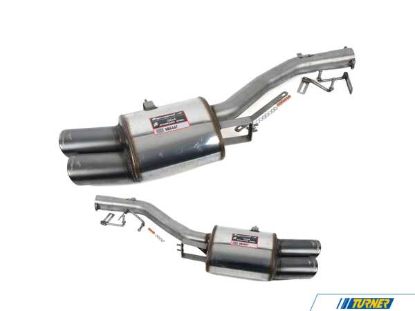 Supersprint Supersprint Polished Black Performance Muffler (Ovular Design) 986457KT
