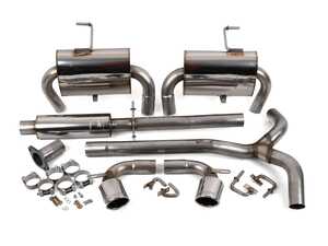 MINI R53 Cat-Back Exhaust System - Scorpion 90mm x 76mm Oval Tips Resonated