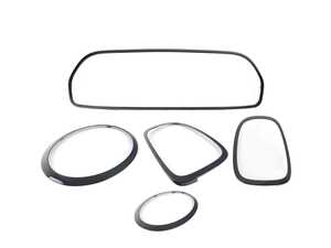 Headlight, Grille, And Taillight Trim Rings Set Jet Black - MINI F55/F56/F57  LCI
