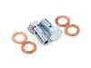 Turner Motorsport Turner Motorsport Stainless Steel Braided Turbocharger Oil Distribution Line (11427808153) 058903la03KT View 3