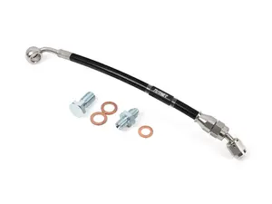 Turner Motorsport Stainless Steel Braided Oil Supply Line - Low-Pressure Turbocharger (11427795972)