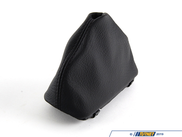 Genuine BMW Genuine BMW Shift Boot - Schwarz Leather, E46 with Automatic Transmission 25161422976