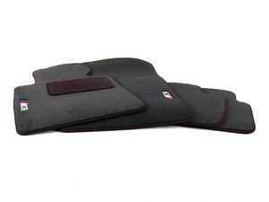 Genuine BMW Anthracite ///M3 Carpeted Floor Mat Set - E46 M3 & Non-M Coupe