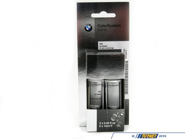Genuine BMW Genuine BMW Touch Up Paint - Jet Black Ii (color Code 668) 51910419746 51910419746