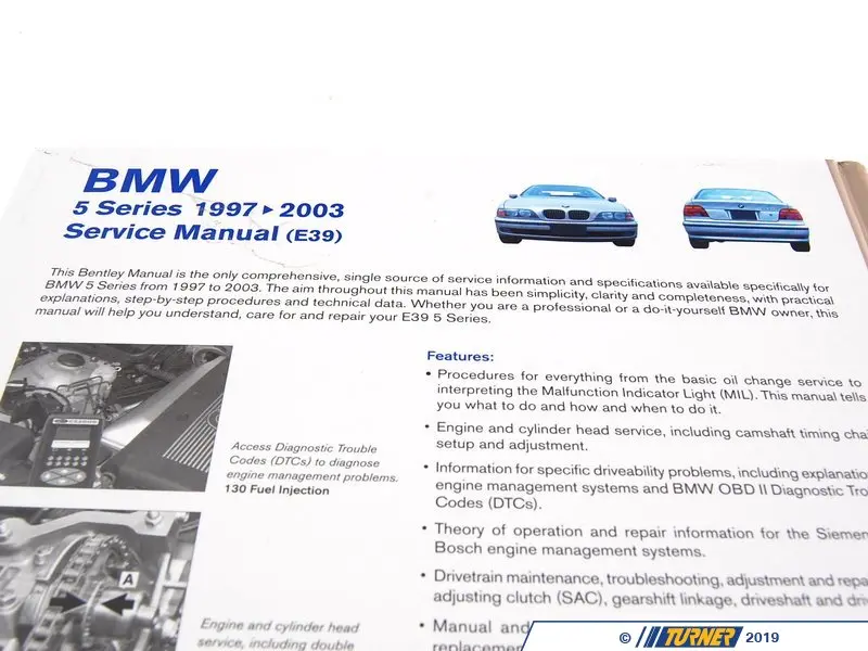 B503 - Bentley Service & Repair Manual - E39 BMW 5 Series (1997
