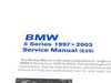 Bentley Bentley Service & Repair Manual - E39 BMW 5 Series (1997-2003) B503 View 8