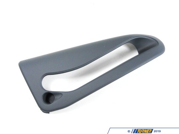 Genuine BMW Genuine BMW Left Seat Belt Outlet Cover - Grey - E36 318ic 323ic 325ic 328ic M3 Convertible 51438176285