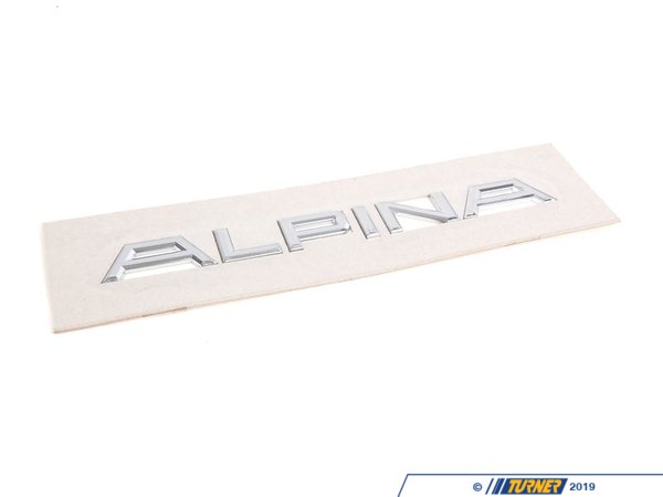 Genuine BMW Genuine BMW ALPINA Badge - E65 B7 Alpina, E52 51008025862