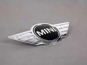 Genuine MINI Cooper Rear Trunk Emblem - MINI F55 F56 R50 R52 R53 R56 R57