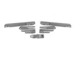 Genuine BMW Seat Rail Cover Kit - gray - E39 E38