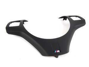 Genuine BMW Steering Cover, M Steering Wheel, Bla 32307845940