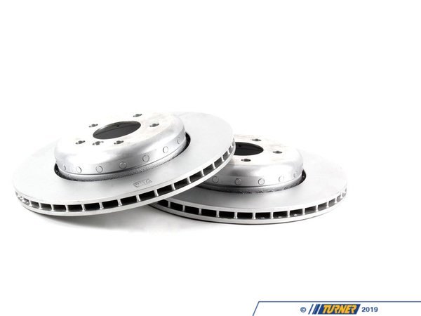 Genuine BMW Rear Brake Rotors - Pair (345x24) 34216763827