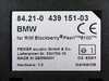 Genuine BMW BlackBerry Snap-In Adapter & Eject Box 84210439151 View 3