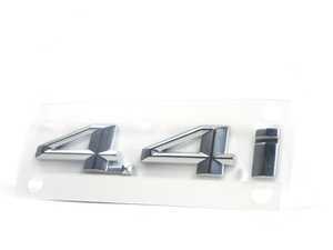 Genuine BMW Left Fender Emblem - 4.4i - E53 X5 