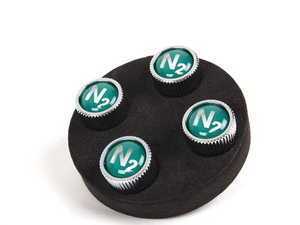 Genuine BMW Nitrogen Valve Stem Cap Set - 36110439435