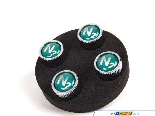 Genuine BMW Genuine BMW Nitrogen Valve Stem Cap Set - 36110439435 36110439435