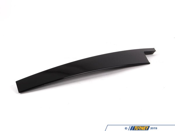 Genuine BMW Genuine BMW Window Frame Cover, Front Ri - 51332695284 - Gloss Black 51332695284
