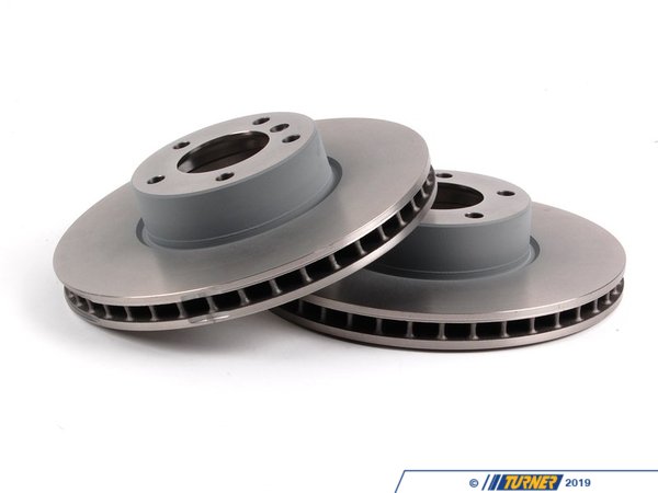 Genuine BMW Front Brake Rotors - Pair (324x30) 34116767059kt