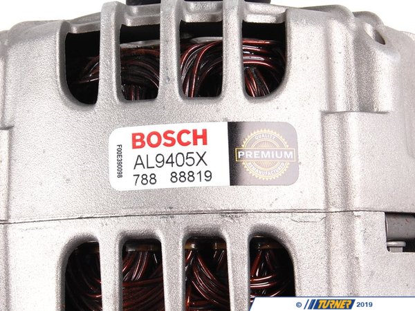 Bosch Remanufactured Alternator - 90amp - ($70 Included Core Charge) 12317501687BOSKT