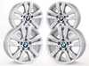 Genuine BMW 17" Double Spoke Style 161 Wheels - Staggered Set Of Four 36116775600KT