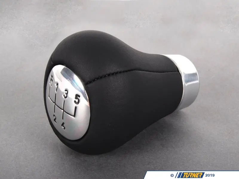 82239405688 - Genuine BMW Shift Knob, Leather/aluminiu