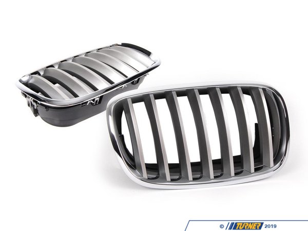 Genuine BMW Titanium Grille Kit 51137185223224