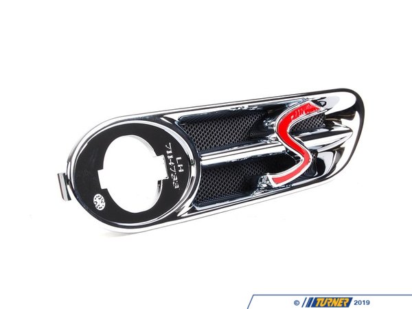 Genuine MINI Genuine MINI Finisher Side Marker Vent - Chrome - Left Side 51137114733