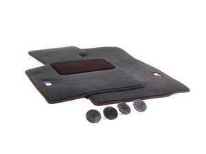 Genuine BMW ///M Carpeted Floor Mats - Black - E85 E86 Z4 (NO LONGER AVAILABLE)