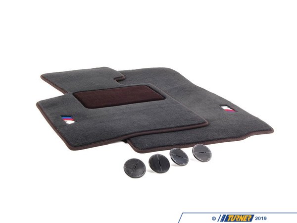Genuine BMW Genuine BMW ///M Carpeted Floor Mats - Black - E85 E86 Z4 (NO LONGER AVAILABLE) 82110414670