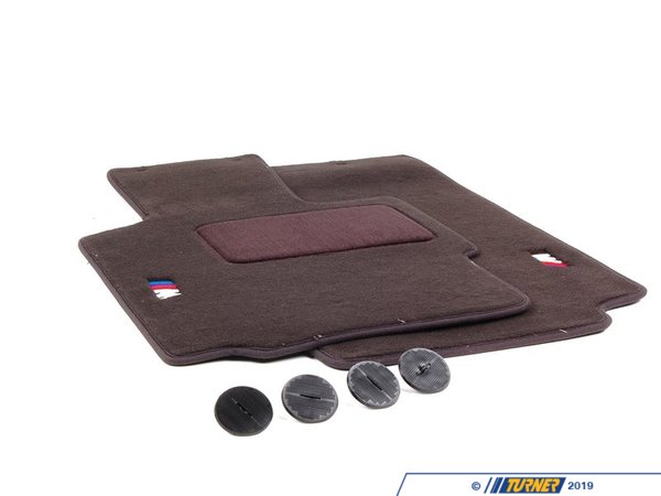 82111470372 - Genuine BMW Carpeted Floor Mat Set - Black