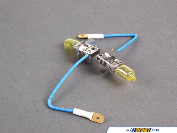 ZiZa  Pure Yellow H3 Halogen Bulb - Pair ZZH3BSPYA
