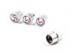 Genuine MINI Genuine MINI "Cooper S" Logo Valve Stem Caps Set 36110429652 View 3