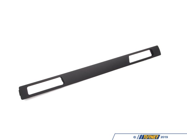 Genuine BMW Genuine BMW Cup Holder Dash Trim Strip - Black - E9X 3 Series 51457138797