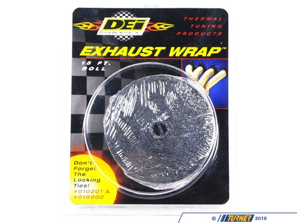 DEI Black Exhaust Wrap - 1" X 15ft 010120