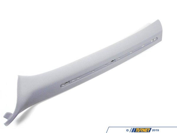 Genuine BMW Genuine BMW Left A Pillar Trim Panel - Light Gray - E46 Coupe 51438222623