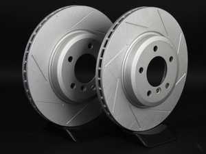 Front Slotted Brake Rotors - Pair (325x25)