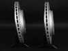 ECS BMW E46 Rear Cross Drilled & Slotted Brake Rotors - Pair 320x22 1166073XSGMTLRA View 3