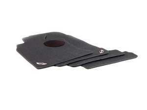 Genuine MINI Emblem Logo - Black - Floor Mat Carpet Set